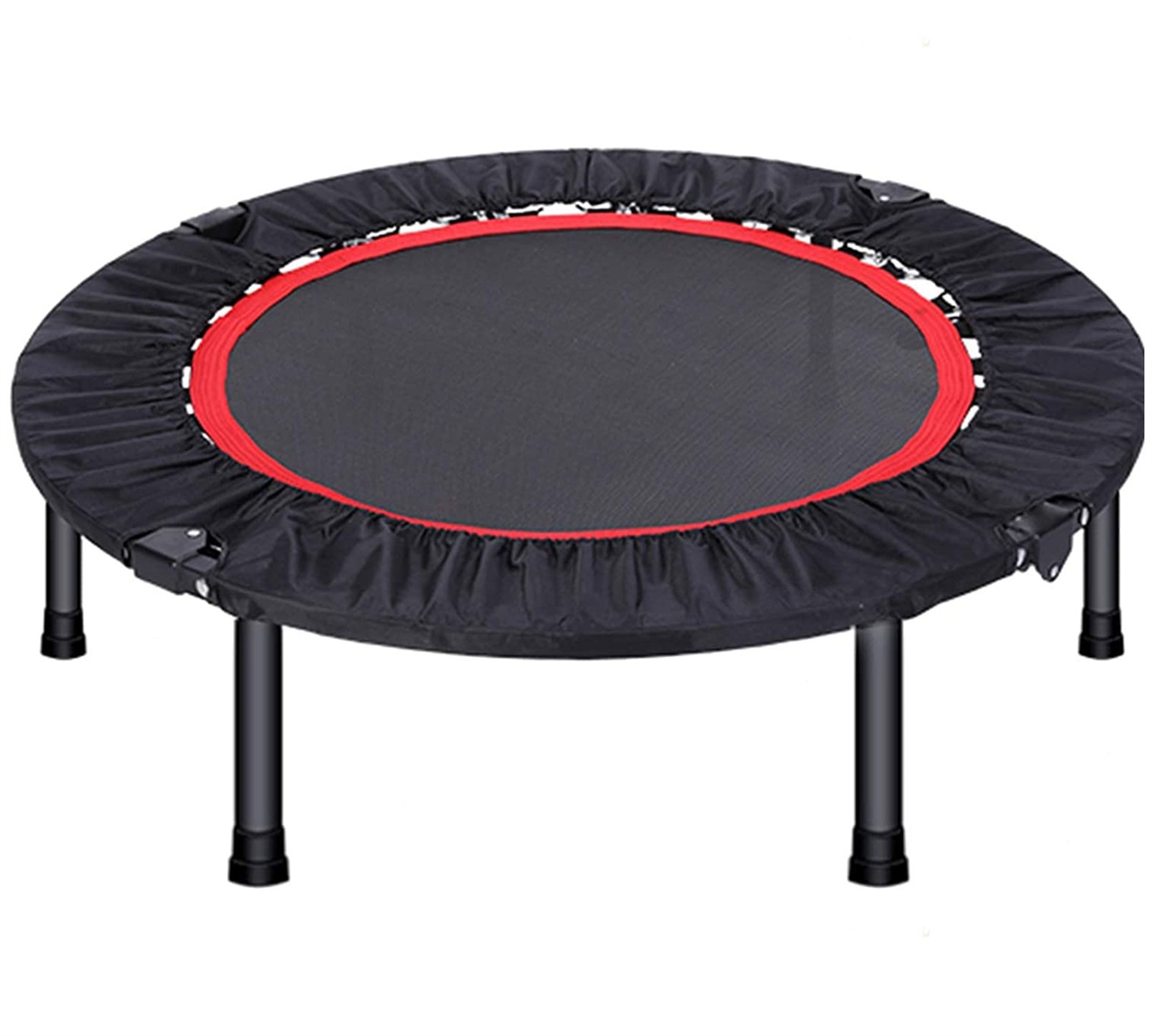 Aukfa 40" Mini Trampoline for Indoor and Outdoor Use, 300 lb Capacity for Adults and Kids, Black