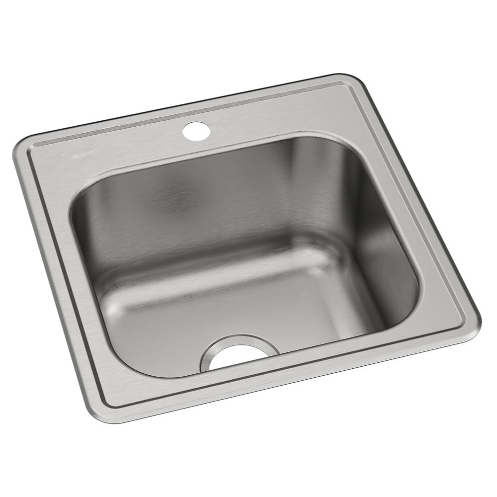 Elkay Celebrity Stainless Steel 20" x 20" x 10-1/8", Single Bowl Drop-in Laundry Sink