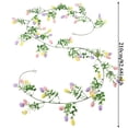 thumbnail image 4 of JHEHF 6.89 Ft Easter Garland Pastel Easter Eggs Hanging Rustic Spring Vine String for Mantle Gifts Home Decor Wall Window Table Seasonal Decoration Wreath Making, 4 of 10