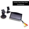 thumbnail image 4 of 5 "Monitor 12-24V LCD con ventosa y soporte de salpicadero para cámara atrás vista trasera aparcamiento sistema - stand battery DE Caballete Caballete + ventosa Sunnimix Monitor de coche, 4 of 8