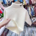 thumbnail image 4 of Autum Winter Baby Boy Girl Clothes High Collar Kid Toddler Girl Boy Thicken Pullover Baby Outerwear Children Baby Loose Sweater, 4 of 6