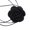Black, variant on Black Camellia Collar Choker Chain Gothic Rope Choker Necklace Costume Party Pom