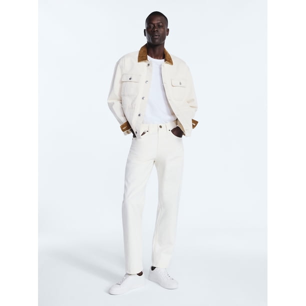Free Assembly Men's Chore Jacket with Long Sleeves, Sizes S-3XL