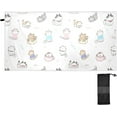 thumbnail image 2 of Coolnut Cute Cartoon Cat Beach Towel Quick Dry Absorbent Bath Towels Sandproof Lightweight Towel for Gym Yoga Sports Swimming - 31x71in Washcloth Gift, 2 of 7