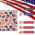 thumbnail image 5 of Dmlowu 4th of July Decorations Bathroom Rugs 16x24" Non Slip Patriotic Kitchen Mats for Floor Quicker Dry Comfortable Rugs for Living Room, 5 of 9