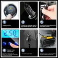 thumbnail image 2 of HJDWQN 12V Air Compressor Tire Inflator with Flash-Light - Black, 2 of 7