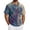 Brown, variant on Men's Tie Dye Polo Shirts Short Sleeve Henley Button T Shirts Summer Vacation Causal Tees, 3XL