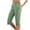 Army Green, variant on Athletic Yoga Pants for Womens Summer Side Slit Golf Capris Lace-Up Elastic Waist Capris Pants Put On Strech High Waisted Sweatpants Leggings Comfort Casual Capri Pants Athletic Exercise Crop Capris