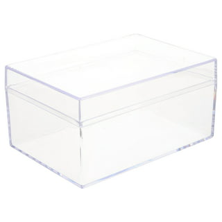  12 Pieces Playing Card Deck Boxes Empty Plastic Storage Box Card  Holder Organizer Clear Card Case, Snaps Closed (Clear) : Toys & Games