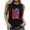Black, variant on Women's 4th of July Tank Tops Proud Patriotic Stars and Stripes Graphic Tshirts Cotton Sleeveless T-shirts Cami Athletic Crewneck Tanks Summer Tops for Women 2024