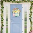 thumbnail image 4 of Front Door Hanging,Door Plates Colorful Flowers Spring Hanging Decorative Signs Wooden Spring Welcome Panels Are Used To Decorate The Porch Entrance Door, 4 of 9