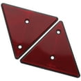 thumbnail image 1 of SEWACC 2Pack Roadside Emergency Triangles Dark Red for Trailers, 1 of 8