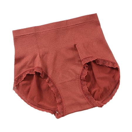 Bigersell Thermal Underwear for Women Clearance Ladies Underwear Panties High Cut Panty Style P-3 Cotton Plus Size Panties Ladies Thong Underwear Briefs Mid Waist Women s Briefs Brown F