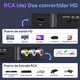 thumbnail image 3 of Adaptador Rca Bloosom  Vga A Hdmi 1080p Convertidor De Audio Y Video Negro, 3 of 4