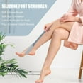 thumbnail image 7 of NOGIS Toe Cleaning Brush 15.7" Foot Scrubber in Shower with Long Handle Silicone Foot Brush Soft Skin Exfoliation Lotion Applicator for Foot Seniors,Elderly, Men and Women 2Pack-Pink, 7 of 7