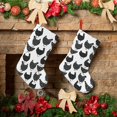 thumbnail image 6 of Rateoe Retro Rooster Print Christmas Stockings,18 Inch Large Christmas Stockings Decoration Ornaments for Holiday Home Fireplace Indoors, 6 of 8