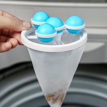 Lint Catcher for Laundry,Pet Hair Remover for Laundry,Washing Machine Floating Lint Mesh Bag,Reusable Household Hair Filter Washer Lint Trap Net Pouch
