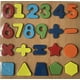 thumbnail image 1 of Wooden Children Is Early Education Building Blocks Letter Number Shape Color Kindergarten Puzzle Board Matching Puzzle Toys, 1 of 1