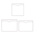 thumbnail image 6 of Self-Adhesive Clear Card Holder Windshield Parking Permit Transparent Card Bag Note Holders Cover Pocket 10Pack, 6 of 8