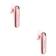thumbnail image 4 of Injueey Auriculares compatibles con Bluetooth Estéreo inalámbrico Cancelación de ruido Auriculares con gancho Manos libres Teléfonos Oro rosa 2Conjunto, 4 of 6