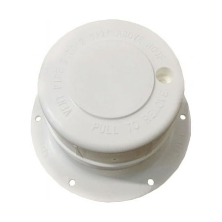 WHITE Plastic Attic/Plumbing Vent Cover 1-1/2" Pipe Diameter RV Trailer VC240