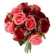 thumbnail image 1 of Ramo de rosas artificiales de 12 cabezas, paquete de flores de simulación, decoración del hogar, adorno de flores falsas para bodas, rosa roja Monstrate HA7941-05B, 1 of 6
