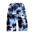 thumbnail image 4 of Hearthz Camo Cargo Pants for Men Relaxed Fit Breathable Men's Athletic Gym Shorts Hiking Camping Men Shorts with Zipper Pocket, 4 of 4