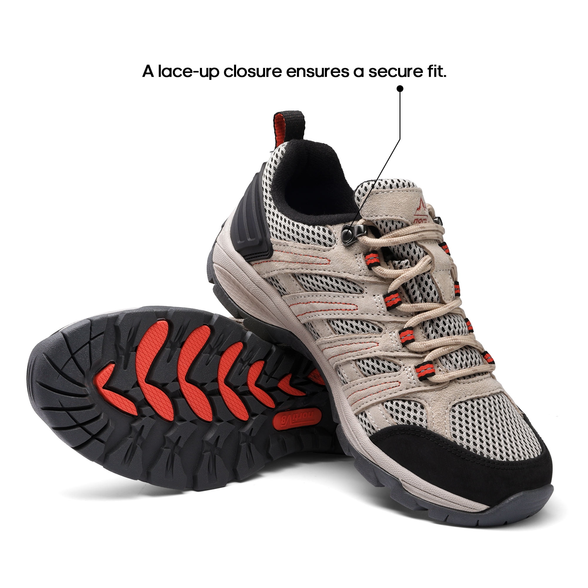 NORTIV 8 Women’s Lightweight Hiking Shoes Breathable Mesh Walking Sneakers for Outdoor Work