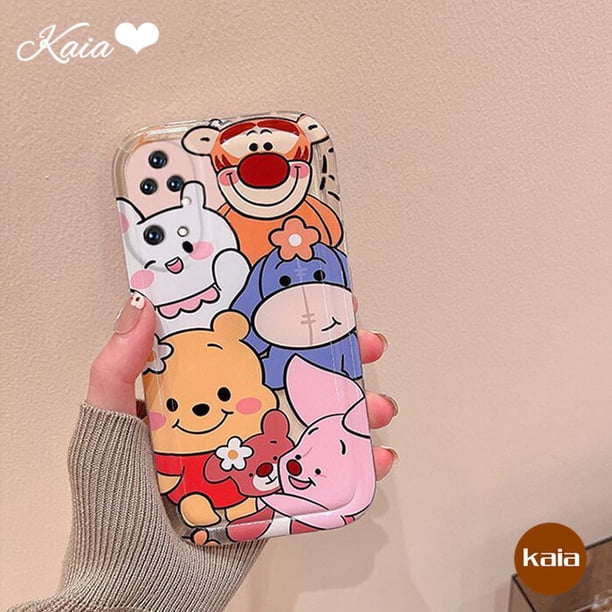 Funda De Dibujos Animados De Disney Para Redmi A1 10A 10 9T 9A 9C NFC Note11 Note10 Note9 Note 10 10s 9 11s 10s Cute Lotso Piglet Tigger Winnie The Pooh Airbag Blanda A Prueba De Golpes Gao Jiahui unisex