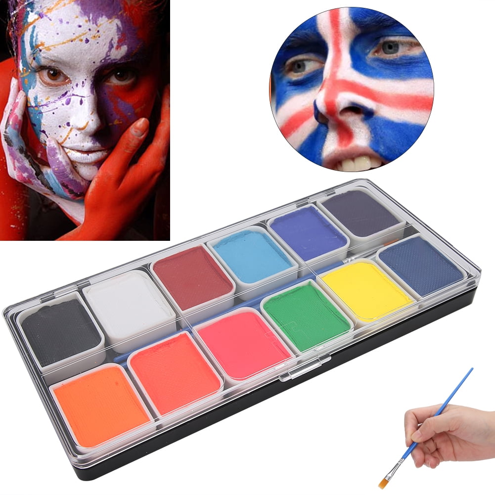 Body Paint Ink 12 Colors Combination Body Painting No Fading Face Paint