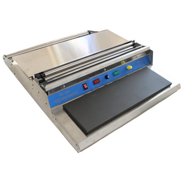 IntBuying Film Wrapper Machine 450mm 17 Inch Hand Countertop Film