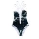 thumbnail image 4 of Traje de baño de playa de una pieza sexy para mujer Traje de baño Monokini Push Up Bikini acolchado Fridja  nalpqowj23939, 4 of 5