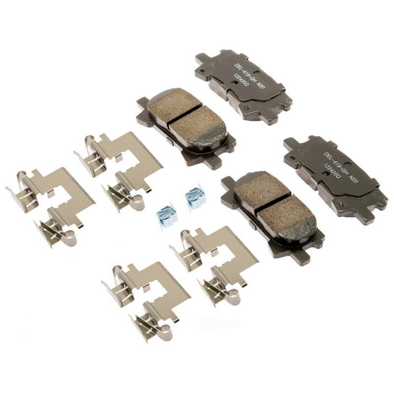 ACDelco 17D996CHF1 Ceramic Disc Brake Pad Fits select: 2004-2007 TOYOTA HIGHLANDER, 2004-2009 LEXUS RX