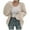 Beige, variant on Womens Cardigan Sweaters Chunky Cable Sweater Fall Winter Balloon Sleeve Long Sleeve Thick Warm Knitted Solid Lazy Coat Shrugs for Women Dresses
