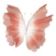 thumbnail image 3 of Mariposas de gasa 3D, mariposas de flores, mariposas artificiales de seda para decoración de bodas Naranja, 3 of 9