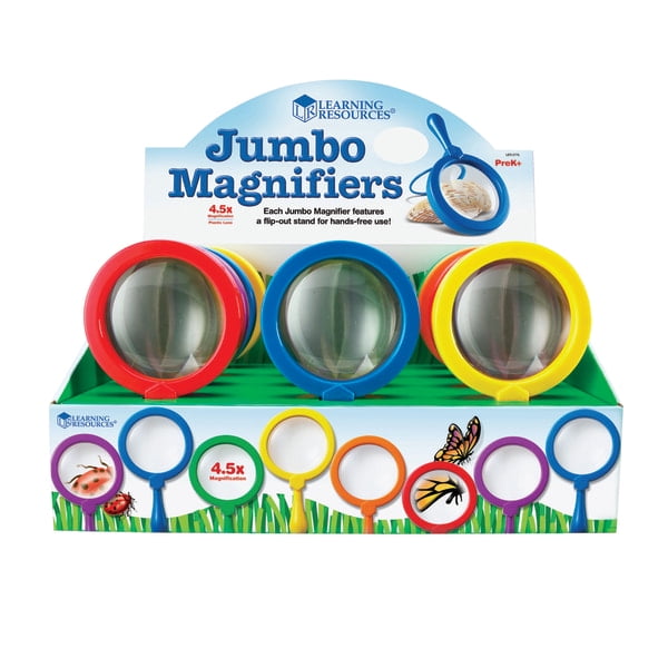 Learning Resources Jumbo Magnifier Countertop 12/Set Display Pop 2775
