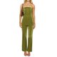 thumbnail image 4 of Conjunto de dos piezas con hombros descubiertos para mujer: top sin tirantes y pantalones anchos. Poliéster. Tallas S-L. Conjunto de verano., 4 of 8