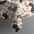 thumbnail image 5 of Dachshund and Flower Rectangle Tablecloth 60"x120",Waterproof Polyester Rectangle Table Cloth, Wipeable Spillproof Polyester Tablecloth for Dining, Camping, Indoor and Outdoor, 5 of 6