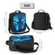 thumbnail image 2 of Disketp Futuristic Blue Light Wolf Bolsa Térmica Estampada para Almuerzo, Lonchera para Hombres y Mujeres Adultos, 2 of 7