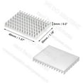 thumbnail image 4 of 30*40*5mm Sans Ou avec Coussinet Thermique Aluminium Refroidisseur de Dissipateur Thermique Radiateur Refroidissement pour Raspberry Pi 4 Modèle B CPU Bleu avec Coussinet 8 Pcs, 4 of 6