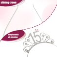 thumbnail image 4 of Unatoiry Rhinestone Crown Headband Stylish And Versatile Party Accessory For Girls Easy To Wear 15 years old, 4 of 6