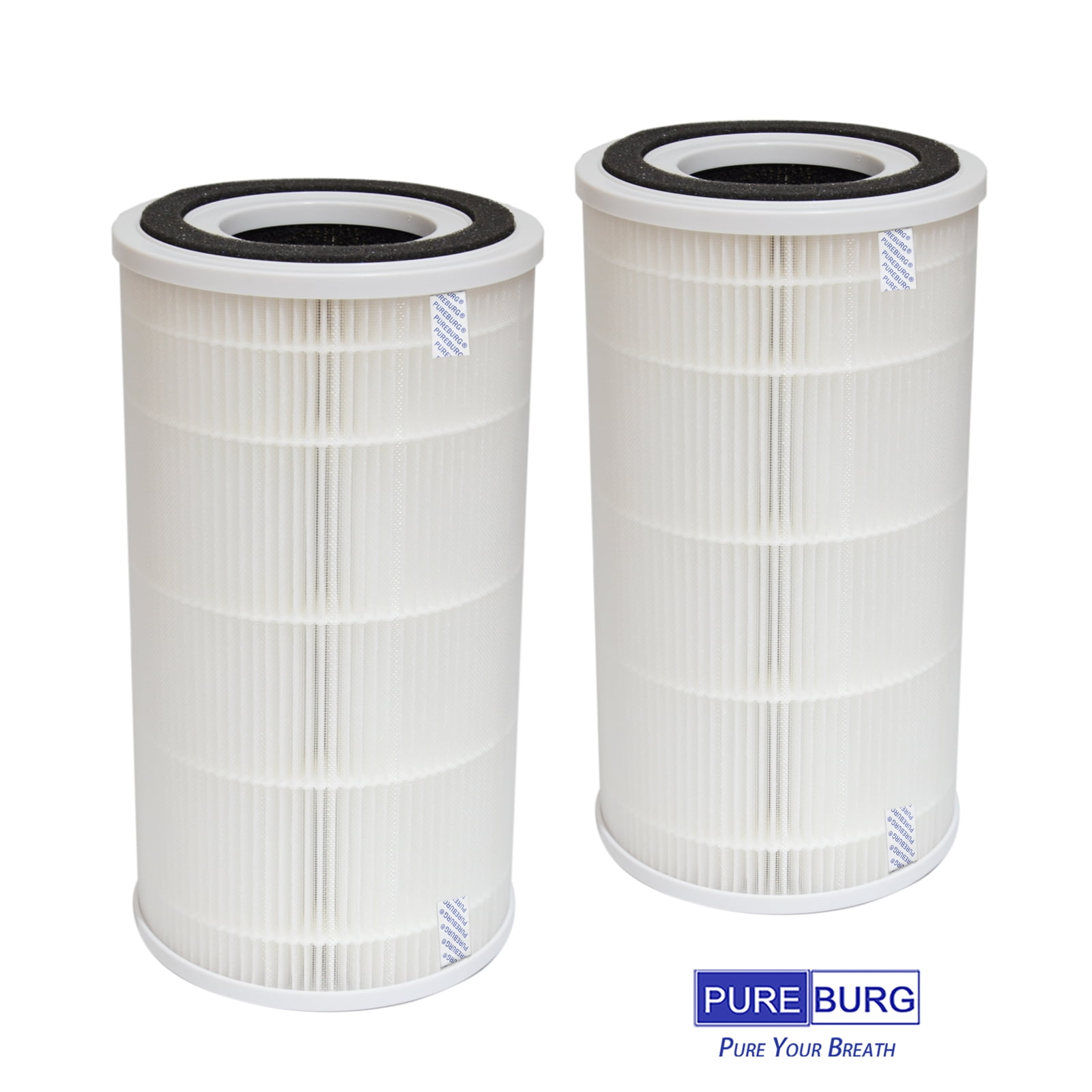 PUREBURG AP04 Replacement True HEPA Filter Compatible with CONAIRPURE Air Purifier AP04,2-Pack H13 Activated Carbon Medium Room