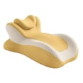 thumbnail image 3 of Almohada de cuña para cama, almohada de cuña de espuma viscoelástica, cojín antideslizante para dormir boca abajo, almohadas multifuncionales para Beige Amarillo, 3 of 9