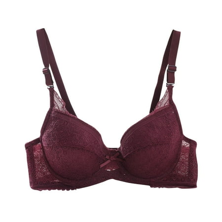 Iyufng Bras for Women Plus Size Summer Clearance Women s Push up Bra Women s Sexy Oversized Bra Ultra Thin Without Sponge Lingerie and Sexy Lace Large Chest Appears Smaller Womens Sexy Lace Bras