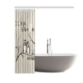 thumbnail image 3 of 60"(Width) x 72"(Height) Funny Owls Fall In Love I Love You To The Moon And Back Bathroom Shower Curtain Shower Rings Included, 100% Polyester, 3 of 4