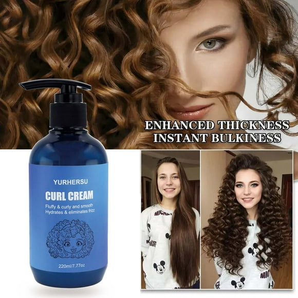 TopLLC Hair Care Products Curl Styling Cream For Men And Women To Increase The Hair Thickness Hair Volume Feeling 220g styling cream