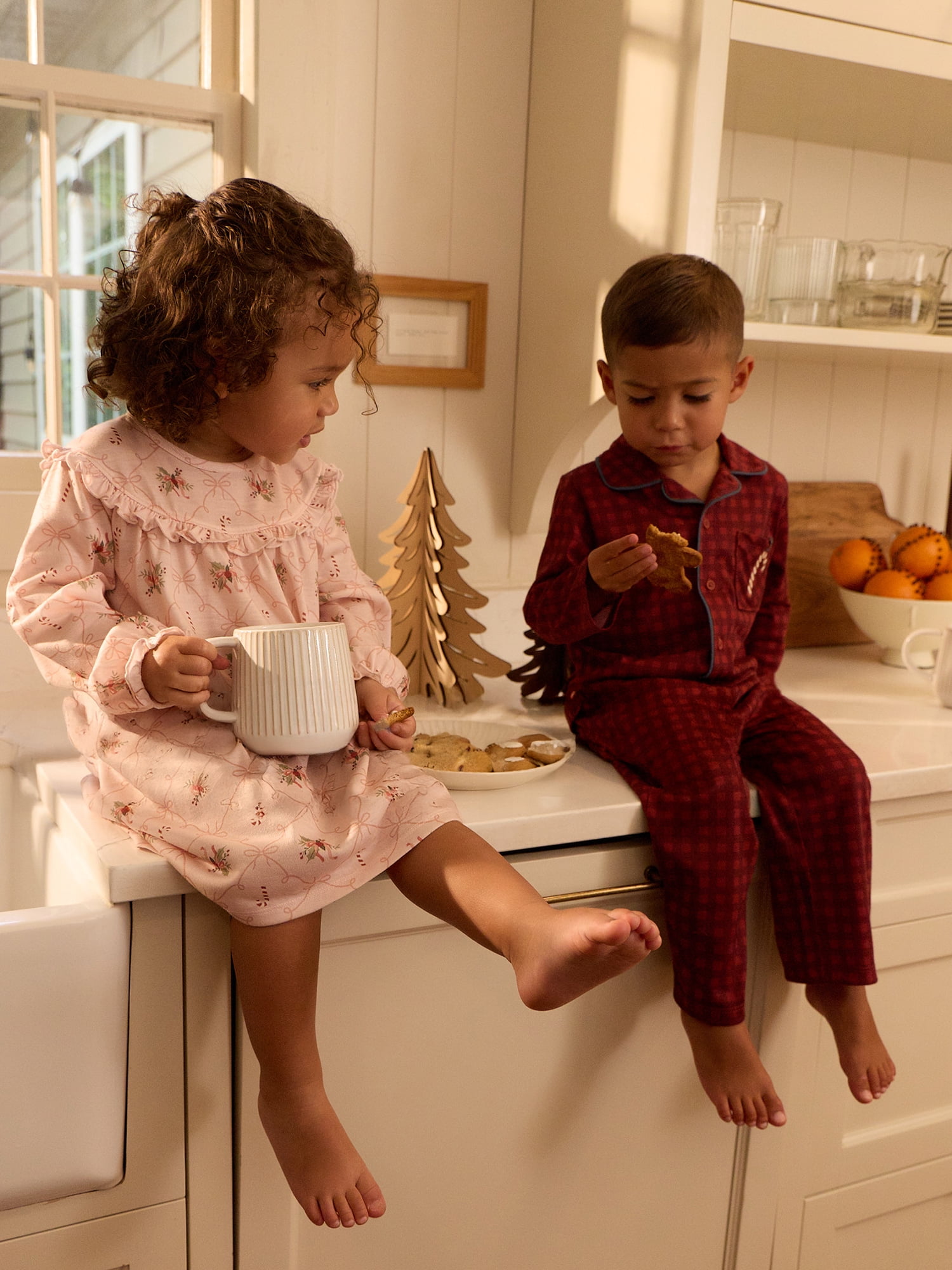 Modern Moments by Gerber Christmas Coat Set Pajama, 2-Piece, Sizes 12 Months - 5T