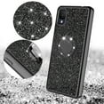 thumbnail image 5 of SPY Case for TCL 30Z (T602DL), TCL 30 LE (Verizon) Case Glitter Magnetic Car Ring Holder Kickstand Phone Cover Case - Black, 5 of 5