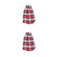 thumbnail image 2 of Methold Camisa a cuadros para mascotas Suavidad Transpirable Perros Camisetas Disfraces Estilo simple Múltiples tamaños Cachorros Ropa Azul S Type9 NO9 Methold CBP394301, 2 of 6