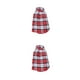 thumbnail image 2 of Billuyoard Camisa a cuadros para mascotas Suministros para mascotas pequeñas Chaleco para cachorros Camisetas para perros Otoño e invierno Sin Rojo L 2Conjunto, 2 of 6